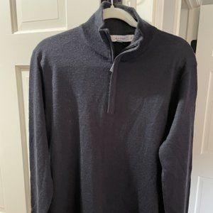 Men's Calvin Klein Merino Wool 1/2 Zip Sweater